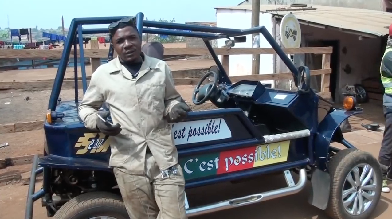 Un jeune mécanicien construit une voiture "Made in Cameroun"