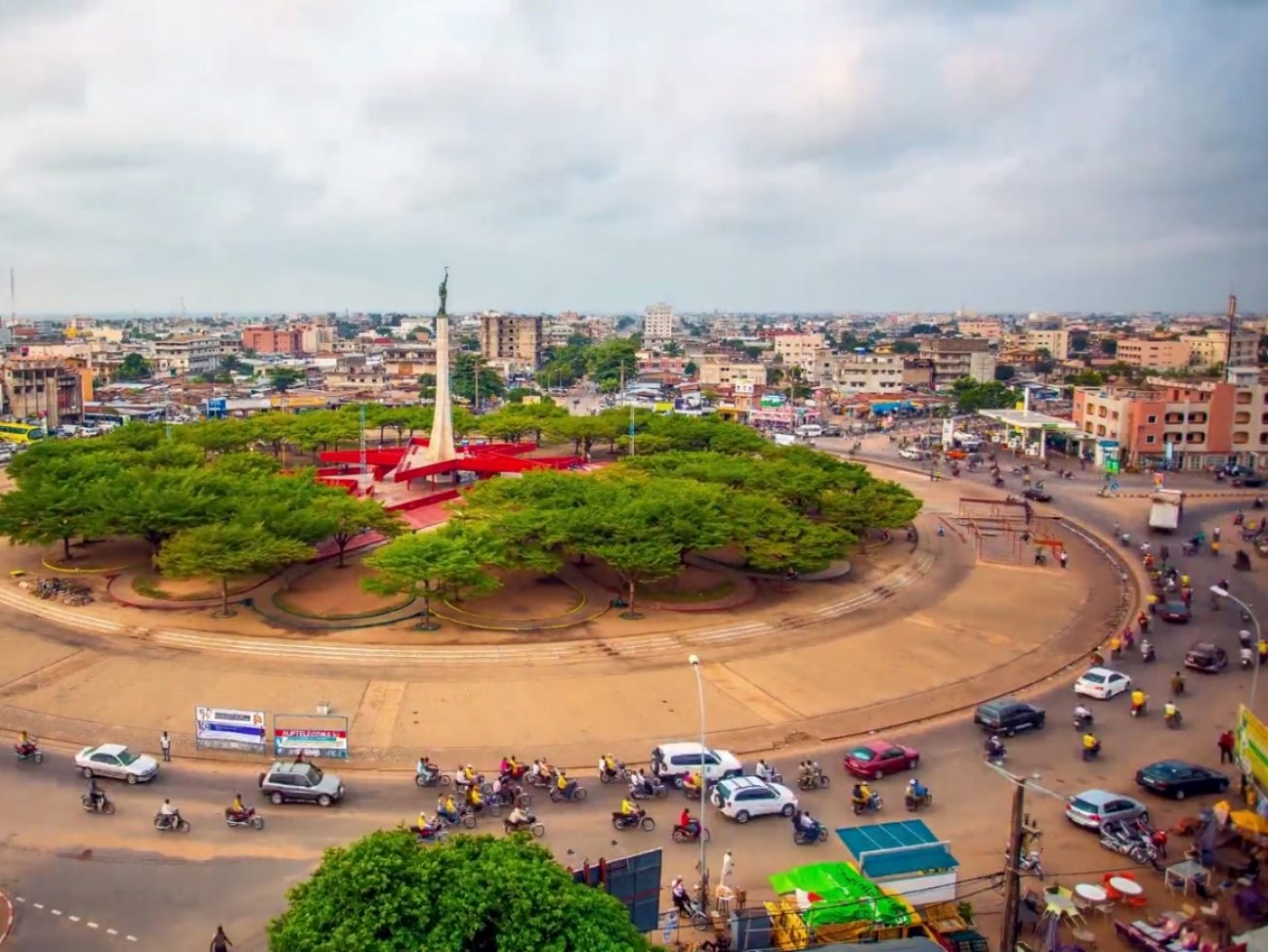 Place de l'étoile rouge à Cotonou